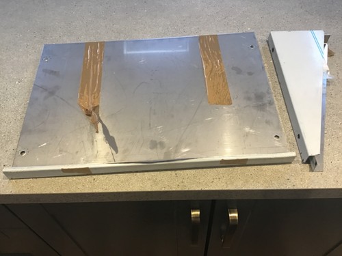 Stainless steel shelf with - stainless,