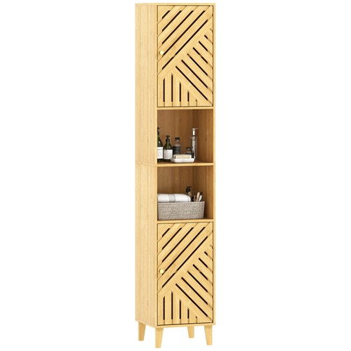 Homcom tall bathroom - bathroom, cabinet