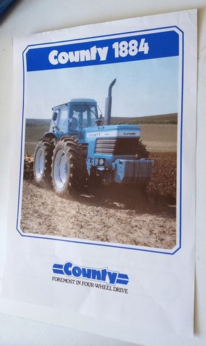 County 1884 tractor - , brochure