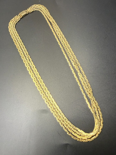 Vintage gold plated strand - gold,