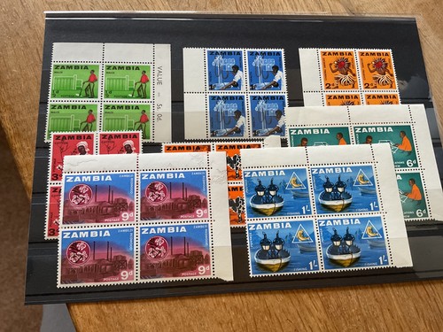 Zambia mint never hinged