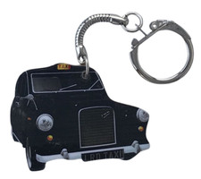 London Taxi Keyring - Black