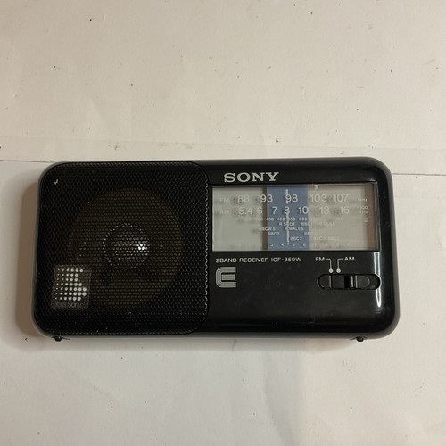 Sony icf 350w portable - portable, fm
