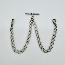 Antique Sterling Silver Double