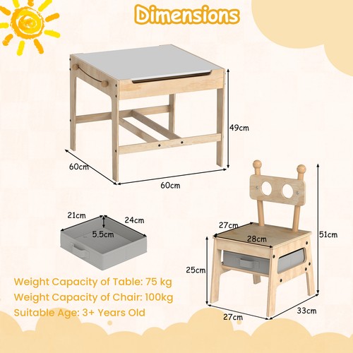 Wooden activity desk - activity, kids