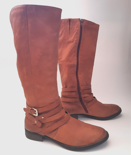 Women orange leather - women's,
