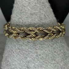 vintage rolled gold bracelet