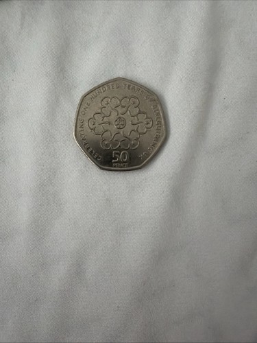 Rare 50p coin celebrating - rare, one