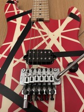 EVH Striped Series 5150 in Red, Black and White