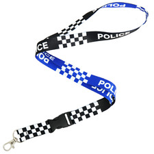 Police Battenberg Black & Blue
