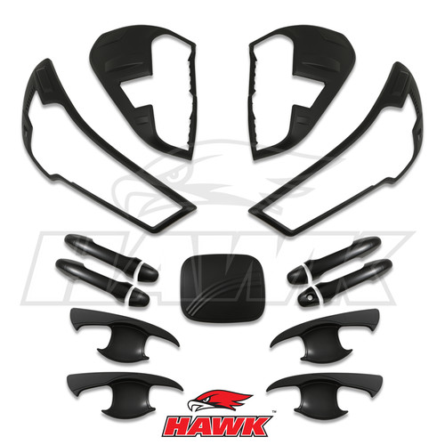 Black body styling trim - black,