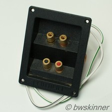 Mission 702e Bi-Wire Speaker / Loudspeaker Crossover / Terminal Plate.