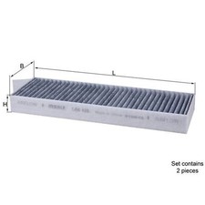 Cabin Filter For Citroen C4