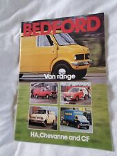 GM Vauxhall Bedford Van Range