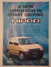 PERODUA NIPPA orig 2000 UK Mkt Sales Leaflet Brochure