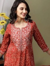TBS Red Kurta Women's