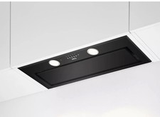 AEG 6000 Series 80cm Canopy Cooker Hood with Hob2Hood - Matt Black DGE5861HB