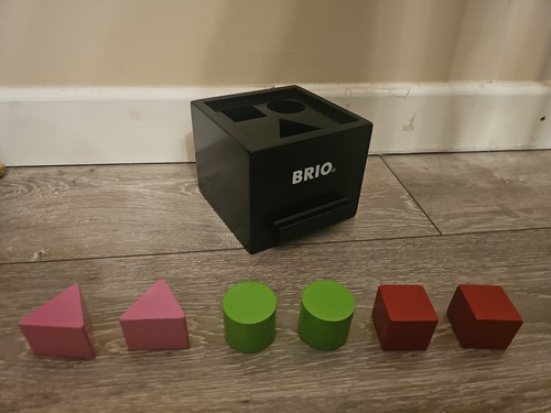 Brio wooden shape sorting - brio,