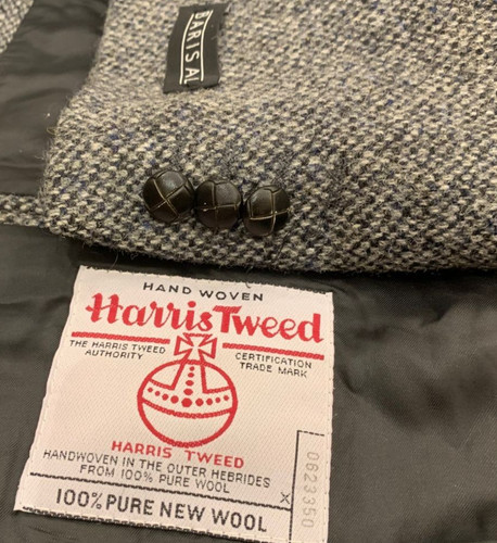 Vintage harris tweed handwoven - harris,