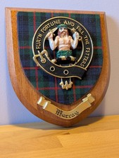 Antique Scottish Murray crest of Duke of Atholl, woollen tartan Made in Scotland