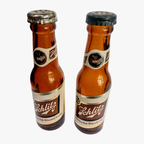 Schlitz beer bottle salt - beer,