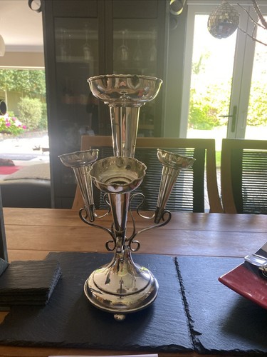 Epergne epns silver with - epns,