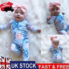 Newborn Baby Girls Romper Long
