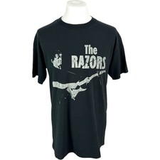 The Razors T Shirt Screen Stars Tag Single Stitch Vintage Punk UK T Shirt