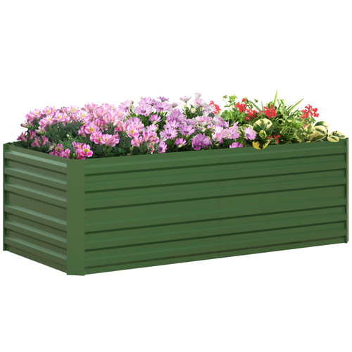 Raised bed planter galvanised - raised,