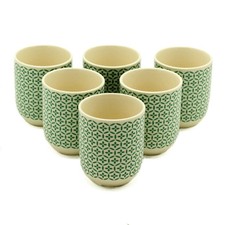 Herbal Tea Cup - Green Mosaic