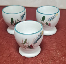 Denby Greenwheat EGG Cup x 3