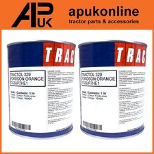 2L Tin Wheels Orange Paint