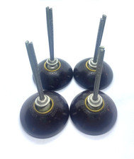 Set of 4 Vintage 1940’s Armstrong Cork Company Furniture Rests