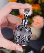 Beautiful Vintage Style Glass Perfume Bottle 15ml, Valentines Day Christmas Gift