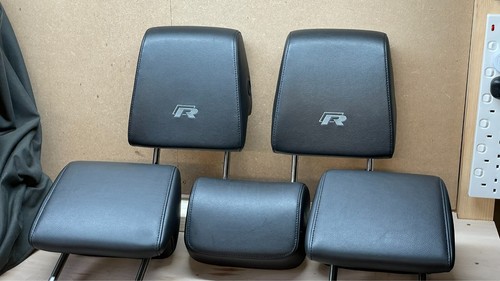 Mk6 golf leather headrests r - leather,