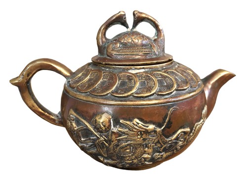 Antique unusual mini teapot - ,