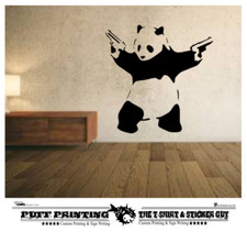 Banksy Panda Wall Art Large