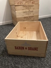 Wooden Wine Box Crate - 12 Bottle Size - Genuine - Storage Gardening Hamper Etc.