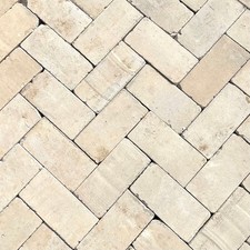 Reclaimed White Paving Bricks