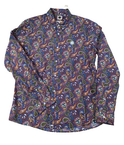 Pretty green shirt - green, paisley