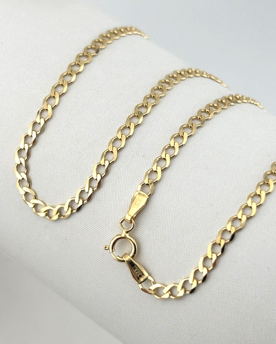 9ct yellow gold 7mm solid - 2.7mm,