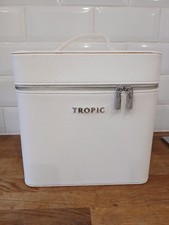 Tropic Skincare White Ambassador Beauty Product Storage Box Vanity Case