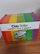 Clay Roller Machine for Polymer Clay Crafting with Box – Adjustable Thickness