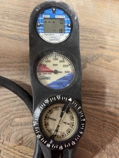 UWATEC 2 GAUGES DIVE CONSOLE, Pgpsi Dgft, Scuba Diving Instrument