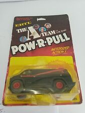 1983 ERTL A Team Van 1/48 Scale Pull Back & Go Power-R-Pull Mr T Card & Bubble