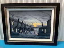 Limited edition artwork - One Last Wicket by Leigh Lambert - No 74 of 95