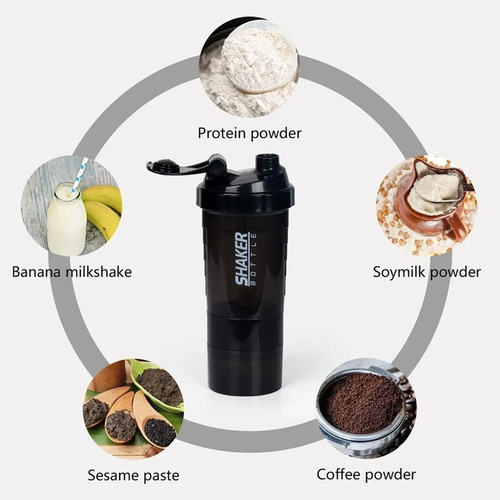 Layers shaker protein bottle - shaker,