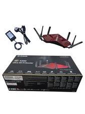 D-Link AC3200 Ultra WiFi Router DIR-890L Red Tested With Box And Accessories