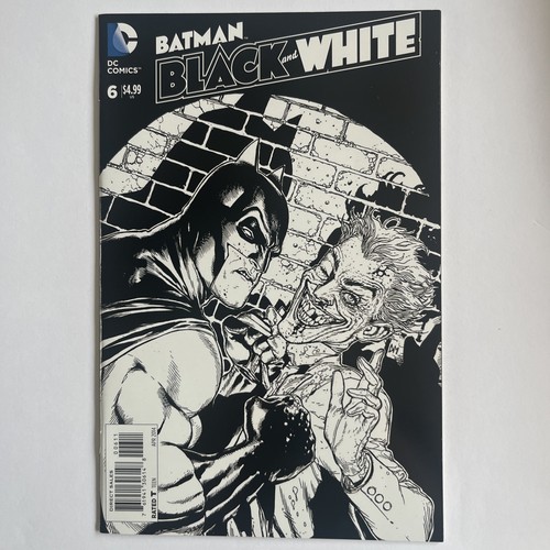 Batman black and white - white, dc
