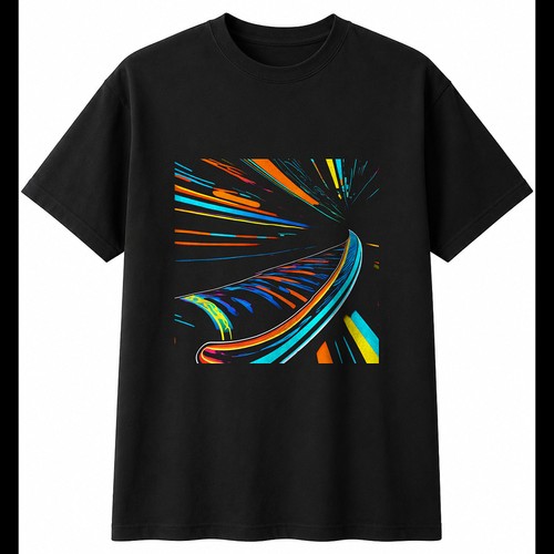 Surfboard neon glow retro - surfboard,